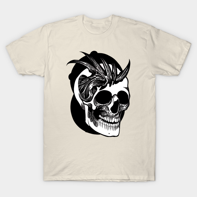 Corrupted Skull T-Shirt by FUN ART
